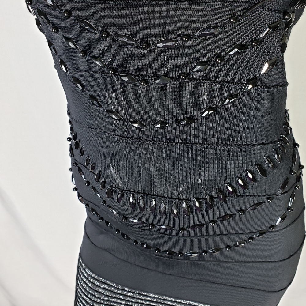 Arden B. Body Con Black Womens Dress Small
